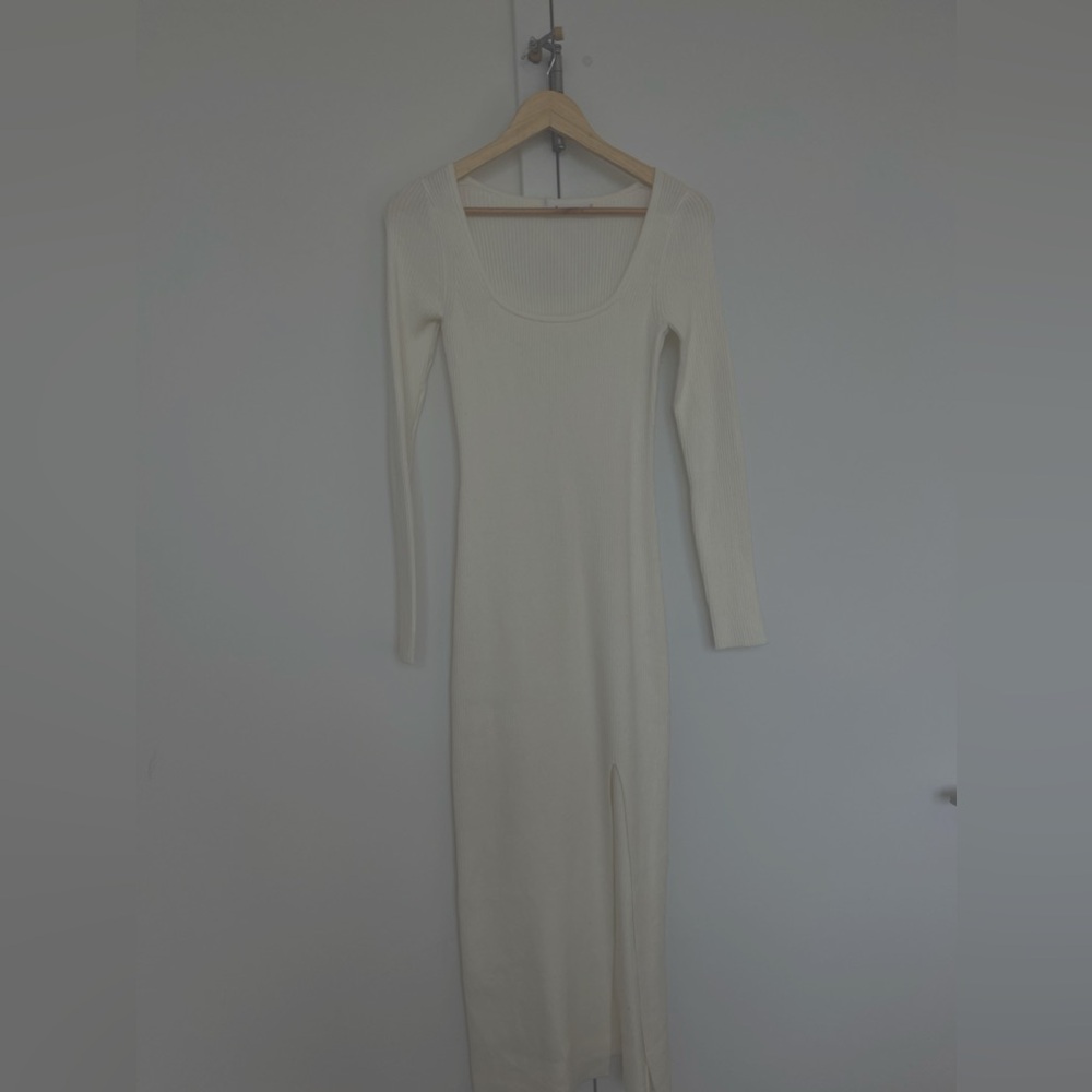 Anrabess knit white dress